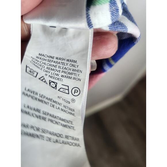 Ralph Lauren Mens Button Down Shirt sz XLT  plaid preppy Academia flesh pony - Picture 6 of 9